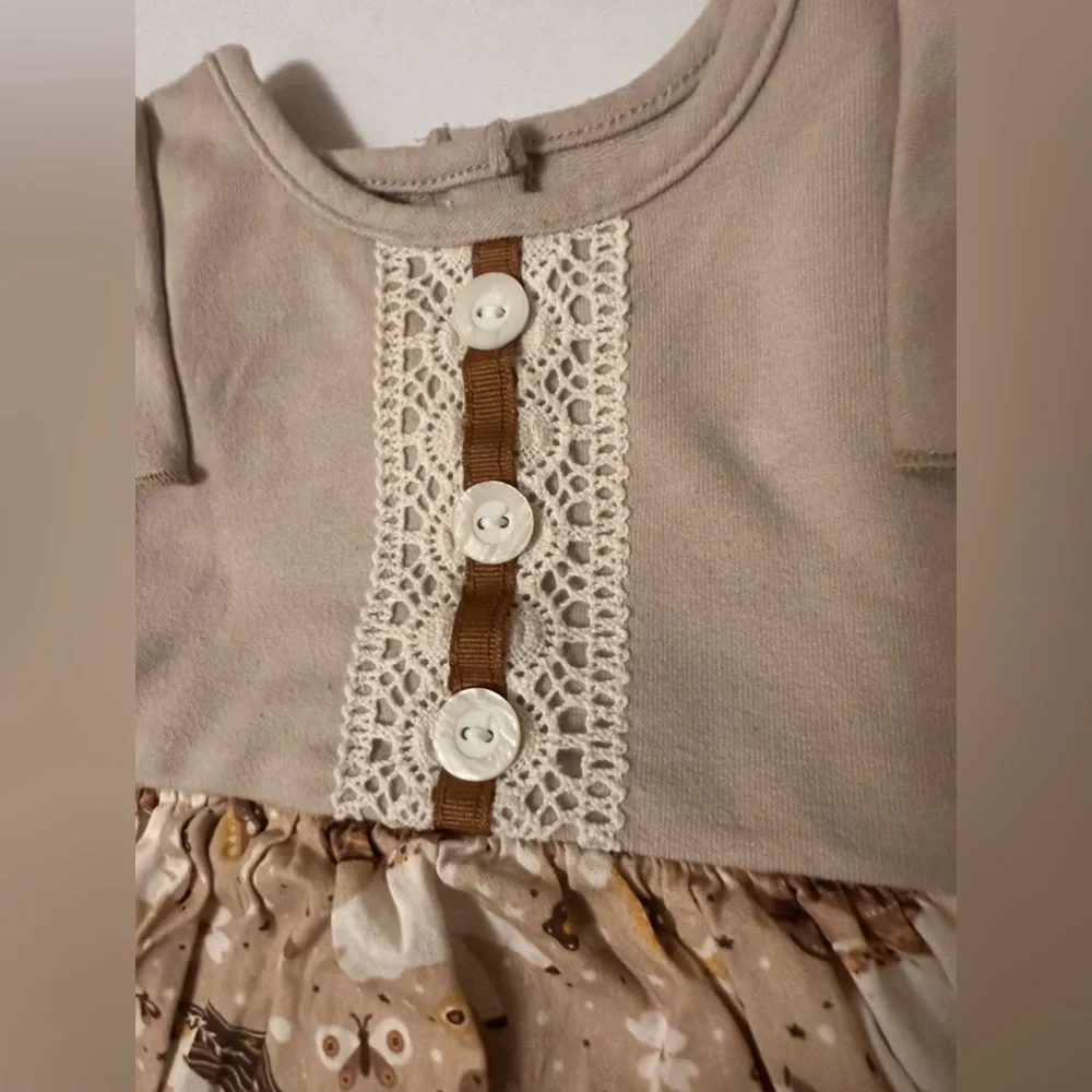 Ricrac & Ruffles Skirted Unicorn Romper